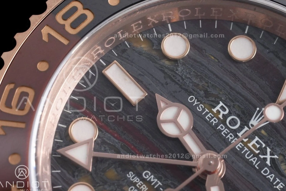Sh3285 Tiger RG Oyster 126715 Master Iron GMT Edition ARF Bracelet CHNR on Dial Best II 0522